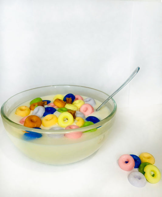 Fruity O’s Cereal Bowl Candle